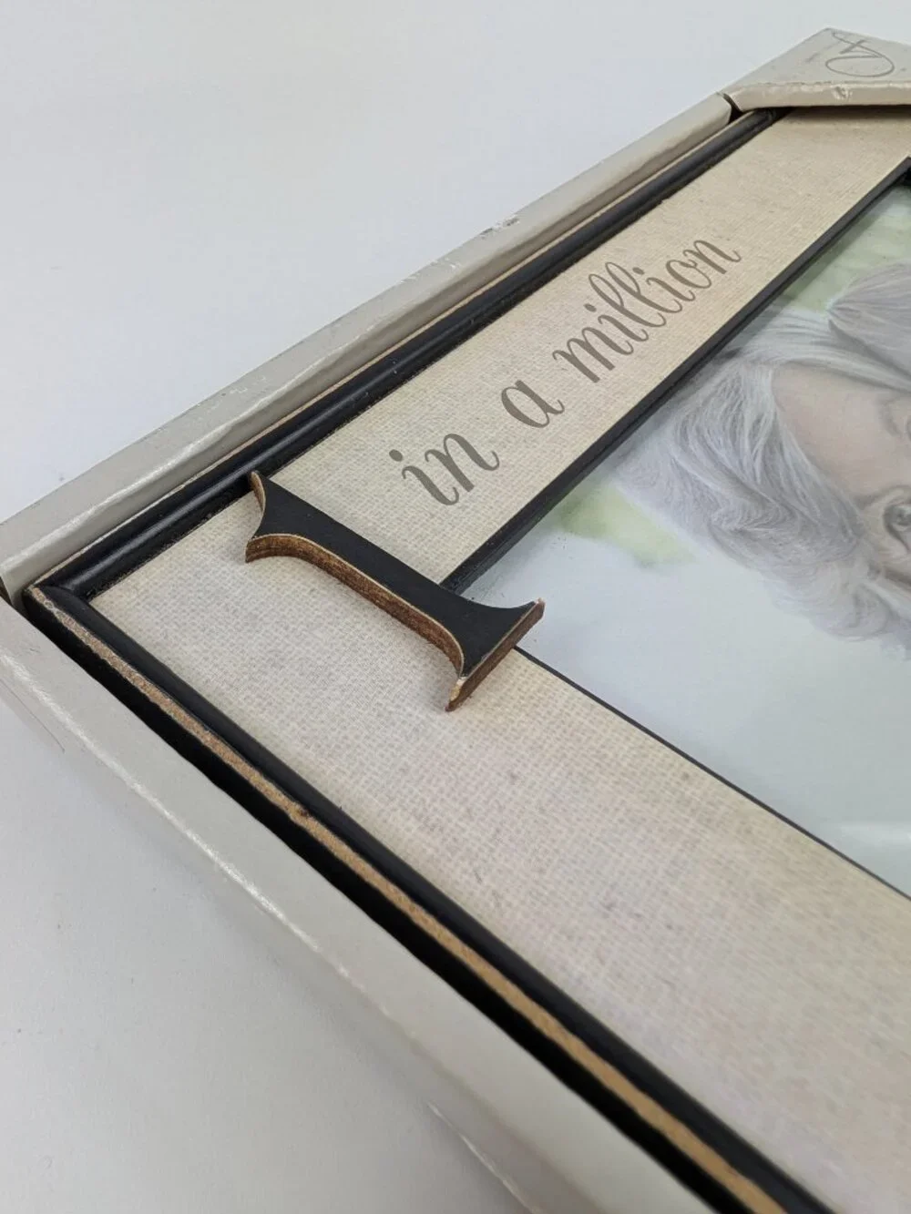 Fetco Home Decor 1 In A Million Wooden Picture Frame Holds 4x6